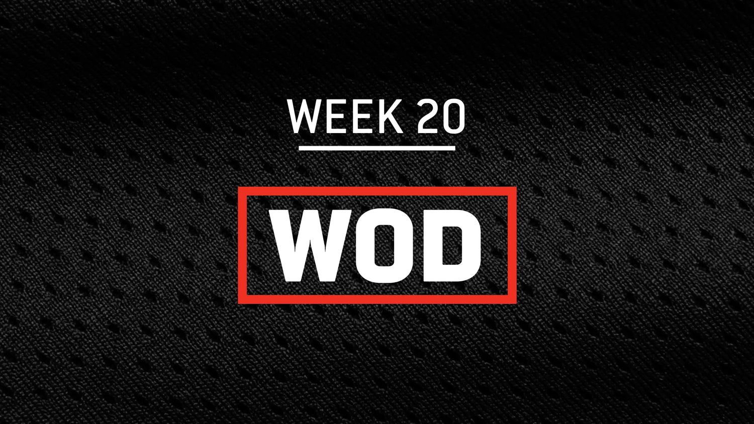 Week 20