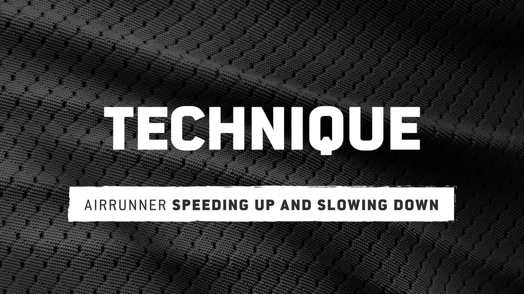 AirRunner: Speeding Up and Slowing Down