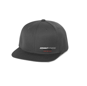 Flex Fit Flat Brim Hat - Dark Grey